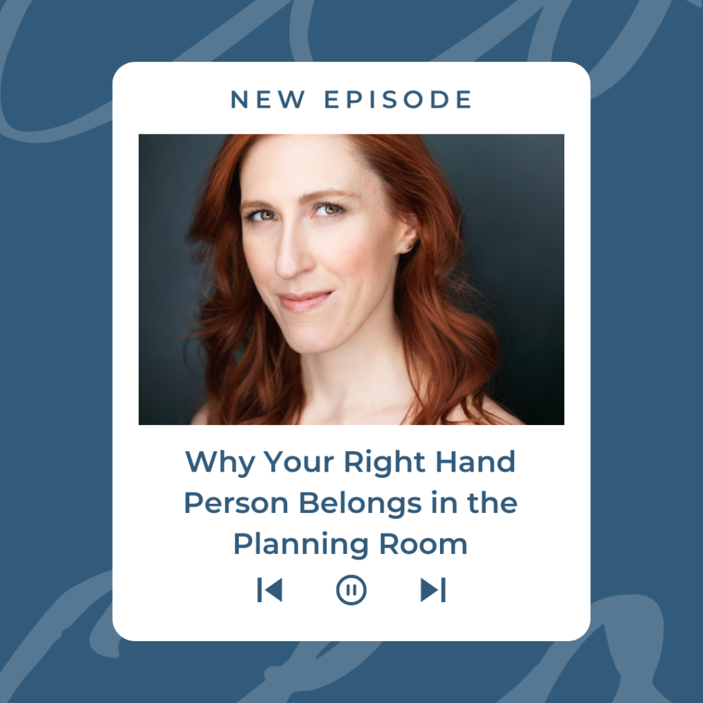 Why Your Right Hand Belongs in the Planning Room