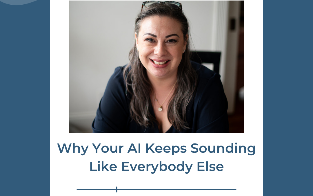 Why Your AI Keeps Sounding Like Everybody Else